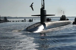 Một tàu ngầm lớp Ohio mang tên lửa đạn đạo của Hải quân Mỹ. Ảnh: NK NEWS