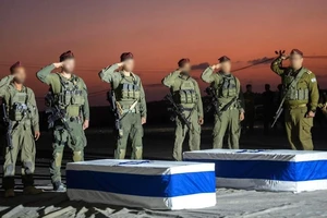 Hamas tiếp tục bàn giao thi thể con tin Israel