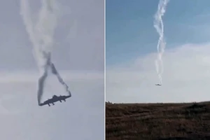 VIDEO: Máy bay quân sự Thổ Nhĩ Kỳ chở 20 người rơi ở Georgia