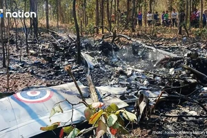 Thái Lan: Máy bay quân sự rơi khi đang huấn luyện, 2 phi công thiệt mạng