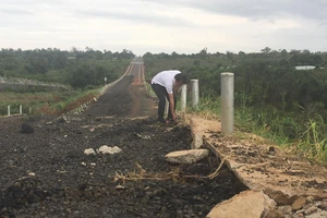 Tạm dừng dỡ tải để điều tra vụ đường 250 tỉ nứt toác ở Gia Lai