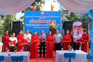 Hóc Môn khánh thành công trình giảm ngập, người dân vui