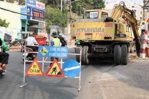 Hệ thống thoát nước đường Võ Văn Ngân, TP Thủ Đức sẽ hoàn thành trước 30-4