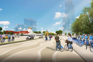 Lộ diện phối cảnh vô cùng đẹp mắt của quảng trường trước chợ Bến Thành