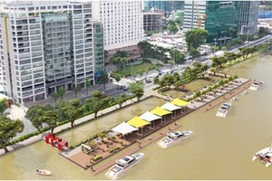 Tiếp tục chỉnh trang bến Bạch Đằng, hình thành nơi ngắm sông tuyệt đẹp mới