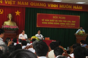 Thủ tướng Nguyễn Tấn Dũng chủ trì hội nghị SX và tiêu thụ lúa, gạo ĐBSCL 