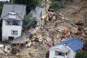 32 người chết và mất tích trong sạt lở đất ở Hiroshima