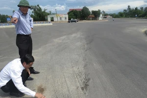 QL 1A bị phá hoại: Nhà thầu treo thưởng 50 triệu đồng