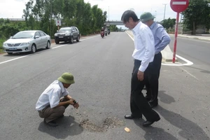 Công bố kết luận về hóa chất phá hoại quốc lộ 1A
