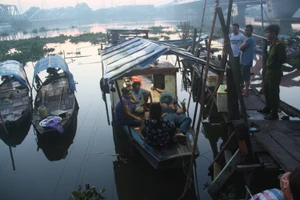 Nhảy cầu trúng đám lục bình, một thanh niên thoát chết
