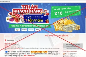 Công bố danh sách website lừa đảo