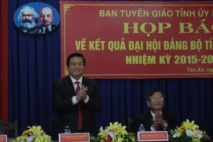 Ông Phạm Văn Rạnh làm bí thư Tỉnh ủy Long An