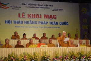 Khai mạc Hội thảo Hoằng pháp toàn quốc năm 2015