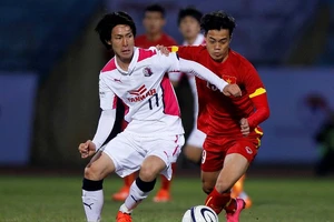 Trận giao hữu thứ ba của U-23 Việt Nam: Hòa Cerezo Osaka (Nhật Bản) 2-2