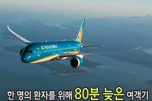 Báo Hàn Quốc ca ngợi Vietnam Airlines hoãn bay 80 phút để cứu một hành khách