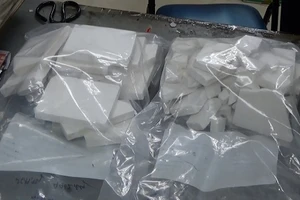 Nữ hành khách bị bắt tại sân bay cùng 14 bánh heroin