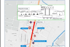 Thu hẹp quốc lộ 1, đoạn qua ngã tư Gò Mây