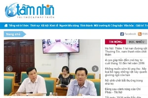 Đình bản tạm thời báo điện tử Tầm Nhìn