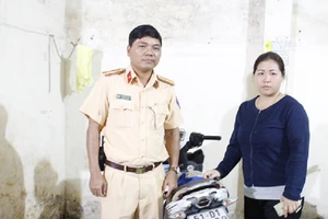 Cùng CSGT lần theo định vị, truy tìm xe mất cắp