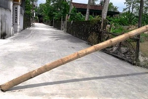 Bị xóm 'phạt' 20 triệu vì cho ô tô đi vào đường mới làm