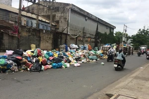 Dân kêu trời vì bãi rác nằm ngay giữa đường
