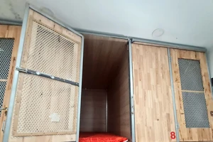 Diện tích mỗi hộp ngủ chỉ vỏn vẹn 2-3 m2.
