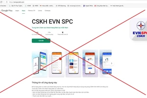 Xuất hiện trang web giả mạo Trung tâm CSKH của Điện lực Miền Nam