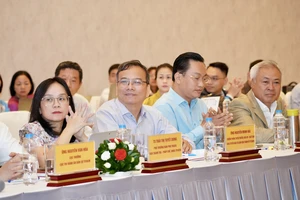 Hội thảo “Góp ý sửa đổi Luật Thi hành án dân sự - Giải pháp xử lý tài sản thi hành án trong các vụ án kinh tế” do báo Pháp Luật TP.HCM tổ chức vào sáng 14-5.