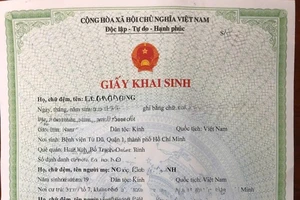 Sai địa chỉ cư trú trên giấy khai sinh có cần chỉnh sửa không?