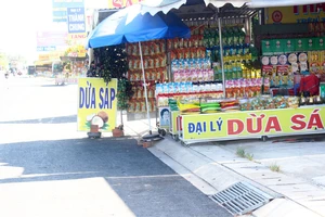 Bến Tre quyết dẹp nạn lấn chiếm lòng đường QL60