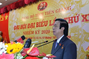 Ông Nguyễn Văn Danh tái đắc cử Bí thư Tỉnh ủy Tiền Giang