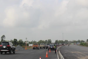 Cao tốc Trung Lương - Mỹ Thuận ngày thông tuyến. Ảnh: ĐH