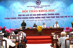 Hội thảo khoa học "Dấu ấn lịch sử Khởi nghĩa Trương Định”