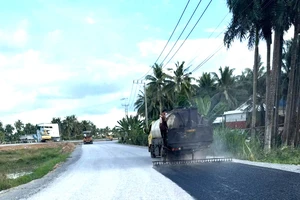 Dự kiến khánh thành dự án đường gom cầu Rạch Miễu 2 vào dịp 30-4