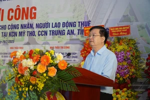 Đồng Tháp: Khởi công dự án nhà ở xã hội phục vụ khoảng 2.000 công nhân