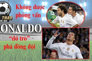 Ronaldo ‘ganh tị’ nên ‘quậy’ đồng đội 