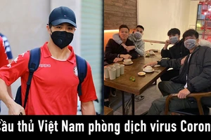 Cầu thủ Việt Nam phòng dịch virus Corona