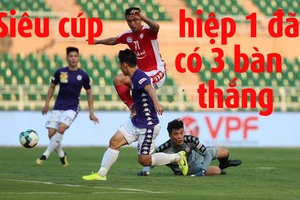 Video: 3 bàn thắng trong trận Siêu cúp TP.HCM - Hà Nội