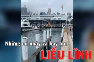 Clip hiểm họa rình rập những trò bay nhảy liều lĩnh