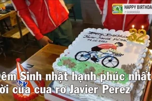 Sinh nhật dễ thương và thật ấn tượng của Javier Perez
