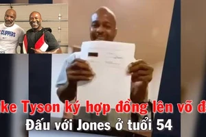 Mike Tyson trở lại đấu Roy Jones vào tháng 9-2020