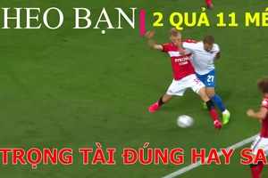 Thử tài: Theo các bạn trọng tài bắt 11 mét đúng hay sai?