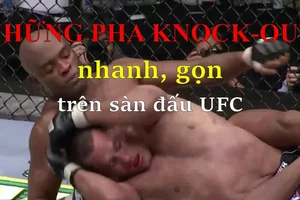 Những đòn knock out hủy diệt trên sàn đấu UFC