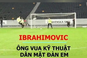 Ibrahimovic tự ái thể hiện siêu kỹ thuật