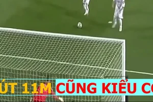 Phối hợp sút 11 mét style Johan Cruyff