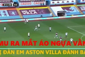 MU ra mắt áo ngựa vằn bị đàn em Aston Villa đánh bại