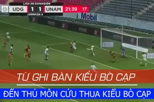 Ghi bàn kiểu bò cạp, bắt bóng cũng kiểu bò cạp