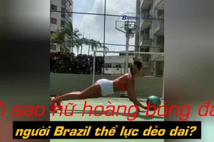 Nữ hoàng bóng đá Brazil, Natalia luyện công hơn cả VĐV nam