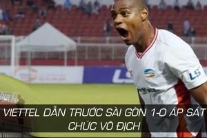 Bruno ghi bàn hiệp 1, Viettel áp sát chức vô địch