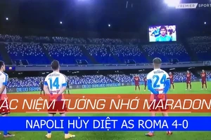 Cảm động Napoli tưởng nhớ Maradona bằng chiến thắng 4 sao